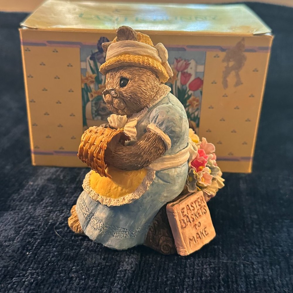 The Easter Bunny Family "Momma Making Basket" by United Design